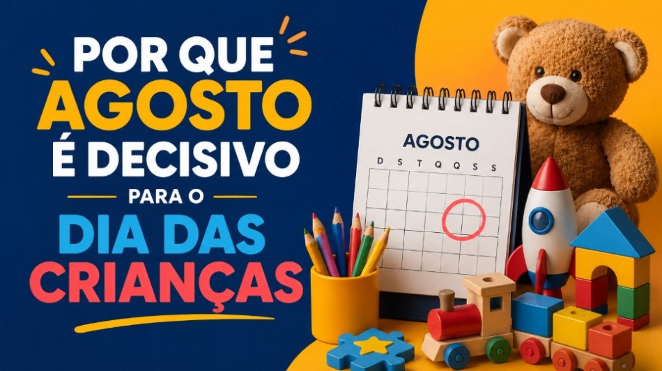 O Dia das Crianças começa muito antes de outubro