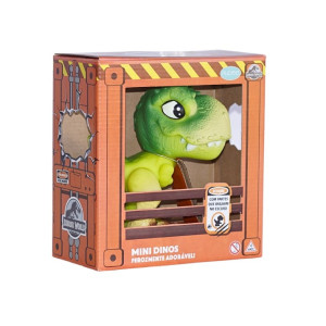 Animal Mini T-rex Verde Jurassic World 15 Cm - Caixa Litografada