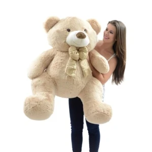 Urso De Pelúcia Guto Areia 1m