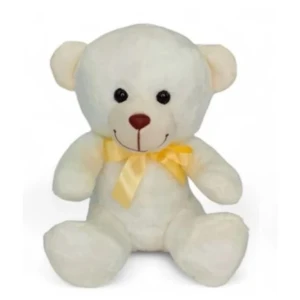 Urso Pelúcia Nicho Pêssego Sem Fita 28cm