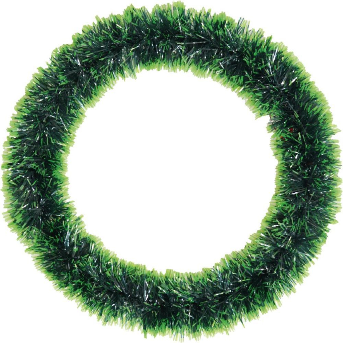 Artigo Para Decoracao Natal Guirlanda Aramada 30cm Verde