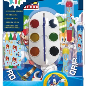 Sonic - Ler, Colorir E Brincar
