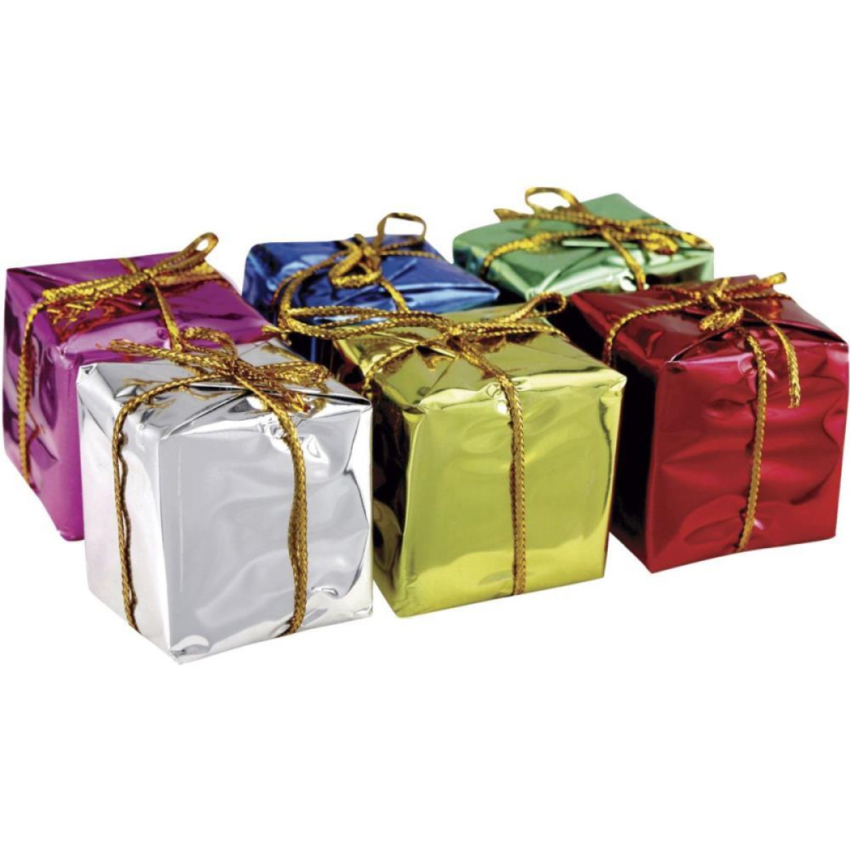 Artigo Para Decoracao Natal Enfeite Presente Metaliz. 3cm