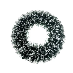 Artigo Para Decoracao Natal Guirlanda 30cm Verde/branca