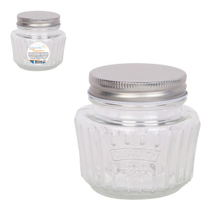 Pote De Vidro 280 Ml Com Tampa Inox-843884