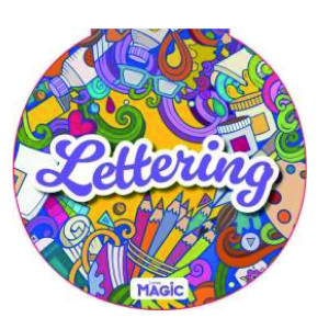 Lettering Para Colorir