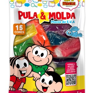 Massa De Modelar Eva Pula E Molda 150g - Turma Da Mônica