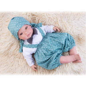 Boneca Bebê Reborn Alino Star Visual Realista 44 Cm - Caixa Litografada