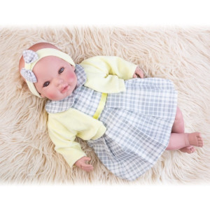 Boneca Bebê Reborn Marina Moon Detalhes Realistas 44 Cm - Caixa Litografada