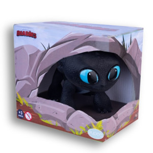 Animal Mini Dragão Dusk Dreamworks 12 Cm - Caixa Litografada