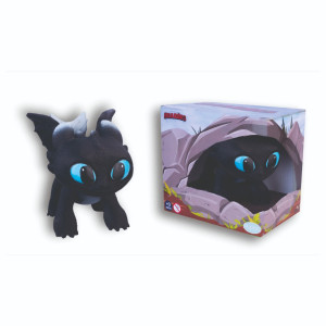Animal Mini Dragão Eclipse Dreamworks Como Treinar Seu Dragão 12 Cm - Caixa Litografada