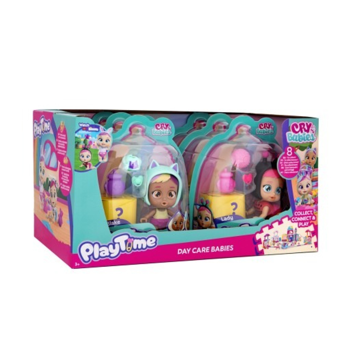 Bonecas Cry Babies Playtime Berçário - Display Com 6 Sortidas