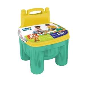Cadeirinha Brinkadeira Click Conjunto Encaixe 80 Peças 31 Cm - Caixa Litografada