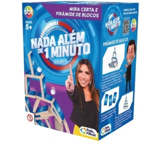 Jogo Nada Além De 1 Minuto Mira Certa Agilidade E Foco 14 Cm - Caixa Litografada