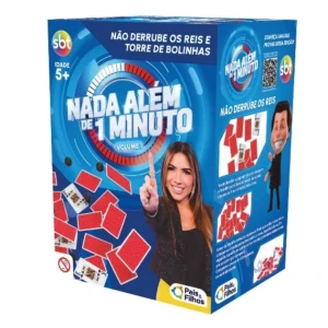 Jogo Nada Além De 1 Minuto Não Derrube Os Reis 14 Cm - Caixa Litografada