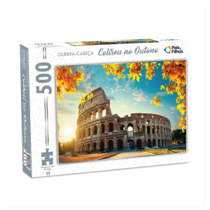 Q. Cabeca 500 Pcs - Coliseu No Outono-792990