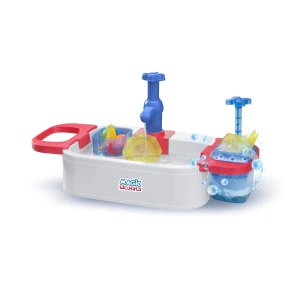 Faz De Conta Pia Splash Vermelha Com Lava-lava Design Divertido 27 Cm - Caixa Parda