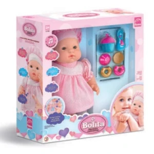 Boneca Mini Bolita Primeiras Comidinhas