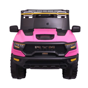 Carro Elétrico Infantil Dodge Ram Rosa Com Controle – 12v-10746-131