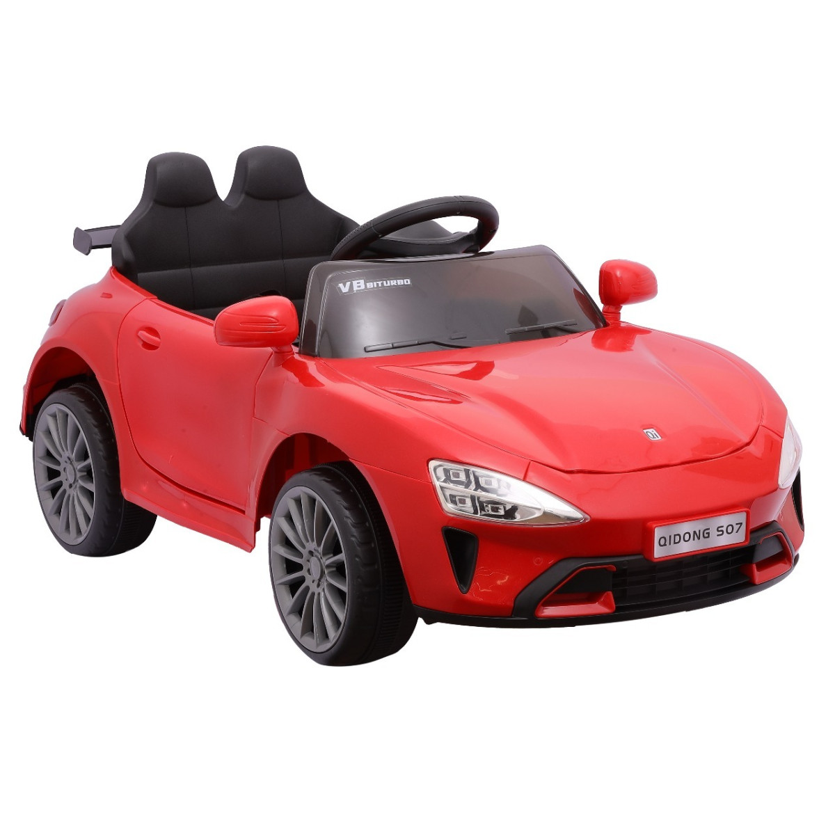 Veículo Elétrico Zu-7 Vermelho 102 Cm - Caixa Parda