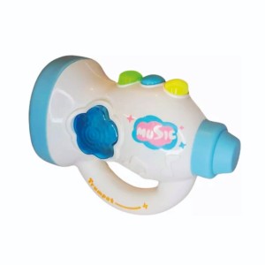 Primeira Infância Trompete Com Luz E Som 22 Cm - Caixa Litografada