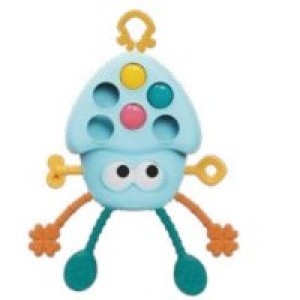 Primeira Infância Mordedor Polvo Design Fofo 22 Cm - Caixa Litografada