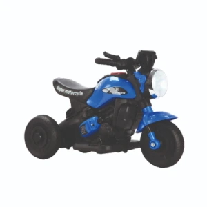 Veículo Elétrico First Custom Moto Azul 48 Cm - Caixa Parda