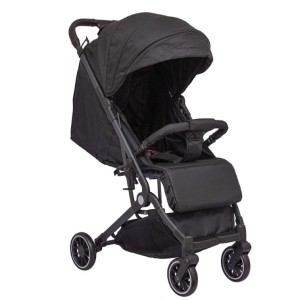 Primeira Infância Carrinho De Passeio Retrátil Preto 22 Cm - Caixa Litografada