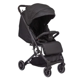 Primeira Infância Carrinho De Passeio Retrátil Preto 22 Cm - Caixa Litografada