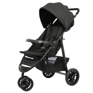 Primeira Infância Carrinho De Passeio 3 Rodas Verde E Preto 22 Cm - Caixa Litografada