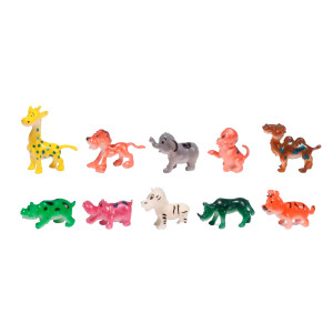Animais Selvagens Estilo Cartoon Com 10 Peças-844310-16297