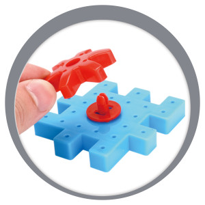 Blocos De Montar Com Engrenagens 81 Peças-844267-20252