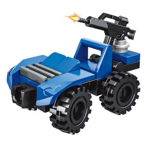 Blocos De Montar Polícia Com 8 Modelos-844376-34561