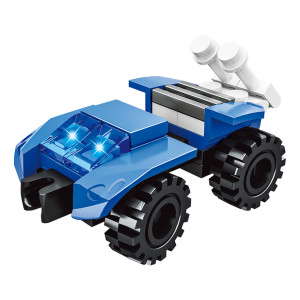 Blocos De Montar Polícia Com 8 Modelos-844376-49895