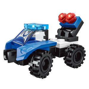Blocos De Montar Polícia Com 8 Modelos-844376-58202