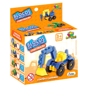 Blocos Montar Veiculos Construcao 4mod Cx:096-844374-99026