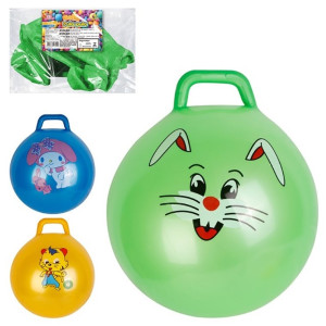 Bola Pula Pula Com Desenhos Sortidos 45 Cm