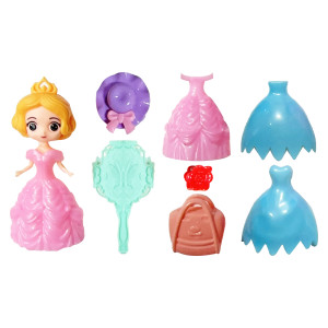 Boneca Abbie Princesa Com Troca De Roupa 8 Cm-844280-16136