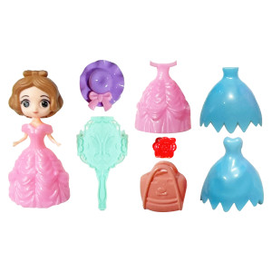 Boneca Abbie Princesa Com Troca De Roupa 8 Cm-844280-48083