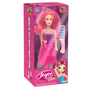 Boneca Joyce Para Pintar O Cabelo 29 Cm-844278-43192