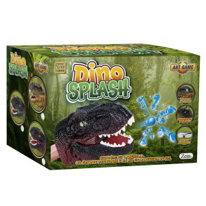 Cabeça De Dinossauro Com Lançador De Bolinhas De Gel Automático 26 X 18 X 16 Cm-844337-36360