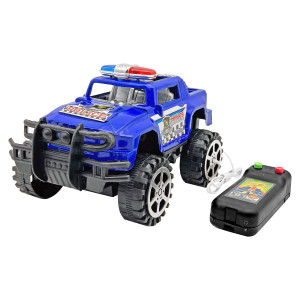 Carro Com Controle 3 Funções Modelo Road Police Com Fio 17 Cm-844250-36353