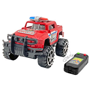 Carro Com Controle 3 Funções Modelo Road Police Com Fio 17 Cm-844250-36825