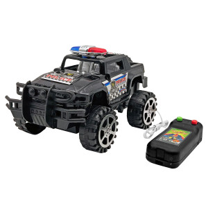 Carro Com Controle 3 Funções Modelo Road Police Com Fio 17 Cm-844250-72443