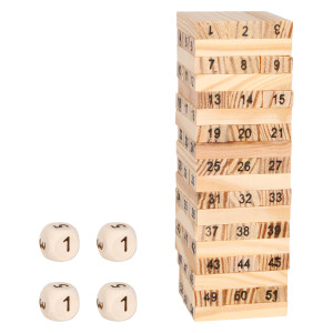 Jogo Derrubou Perdeu Em Mdf Com 54 Peças-844451-97150