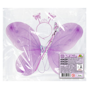 Kit Com Asas De Borboleta 3 Peças-844411-54097