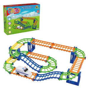 Pista Colorida Com Elevação 69 Peças
