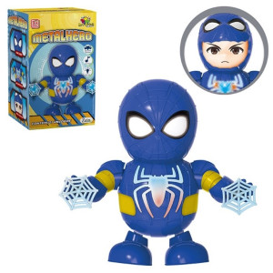 Robô Herói Dançarino Com Som E Luz 20 Cm