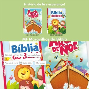Livro Infantil Ilustrado Biblia Do Bebe Cd 18x22cm 14p-121475-41116