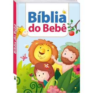 Livro Infantil Ilustrado Biblia Do Bebe Cd 18x22cm 14p